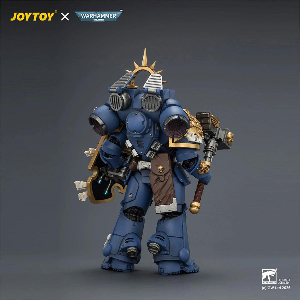 Joy Toy Warhammer 40,000 Ultramarines Captain with Jump Pack and Relic Shield 1:18 Scale Action Figure