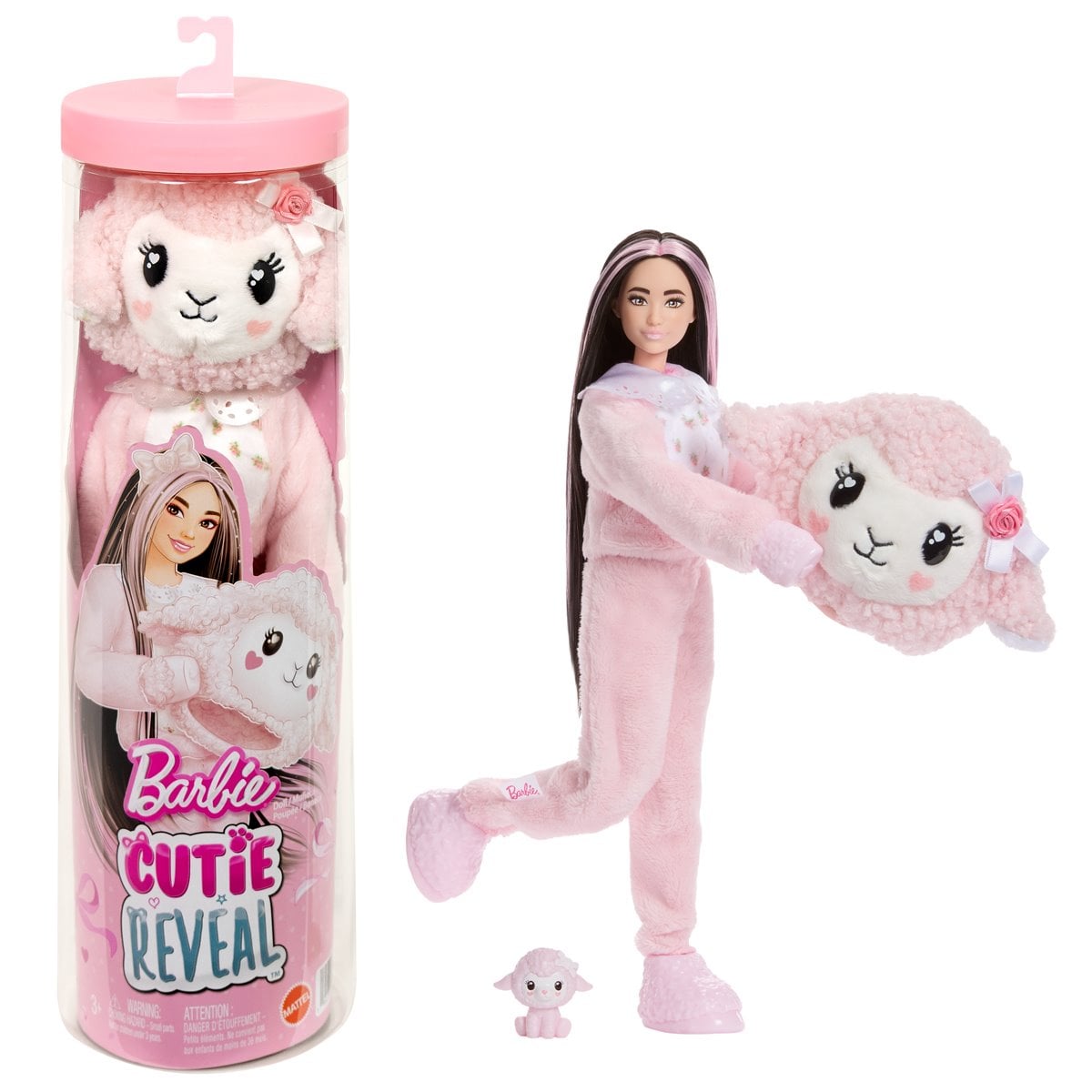 Care Bears Barbie Cutie Reveal Pink Lamb Doll