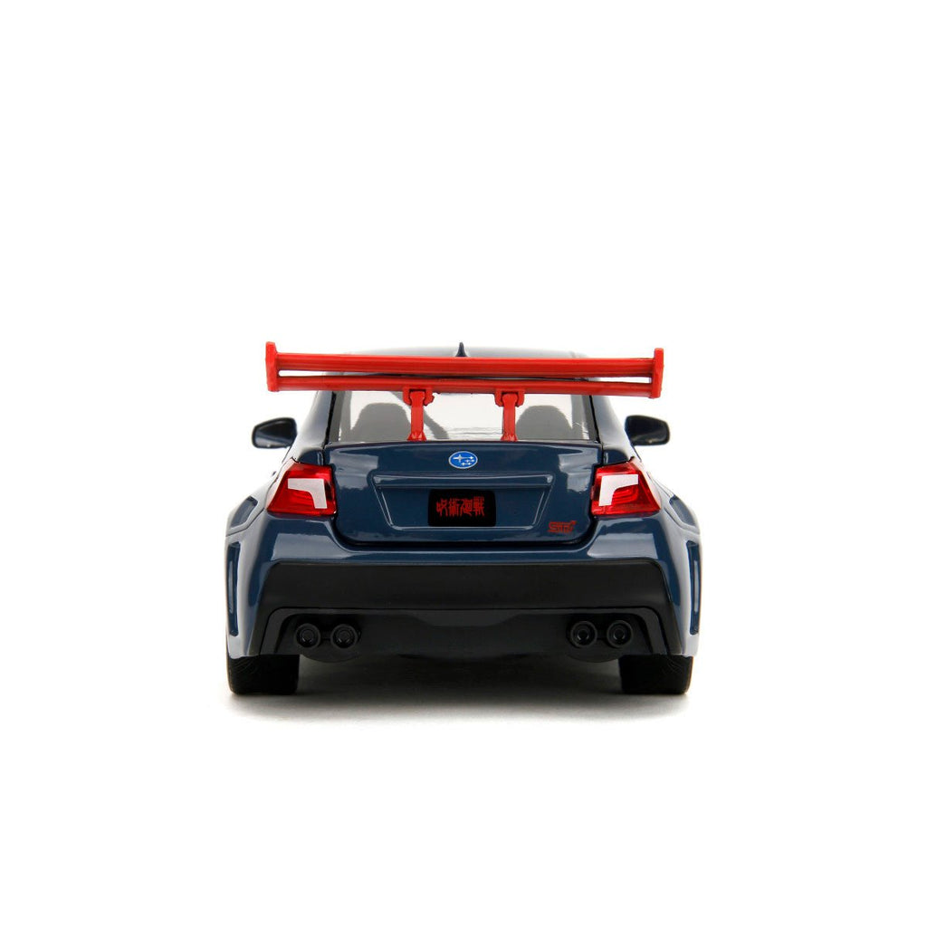 Jujutsu Kaisen 2016 Subaru WRX STI 1:24 Scale Die-Cast Metal Vehicle with Yuji Itadori Figure