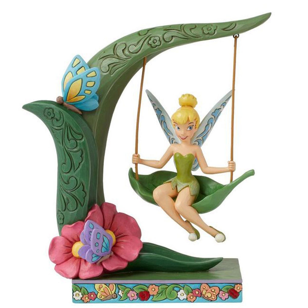 Disney Traditions Peter Pan Tink Spring Swing by Jim Shore Statue
