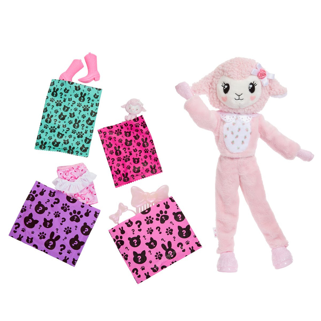 Care Bears Barbie Cutie Reveal Pink Lamb Doll