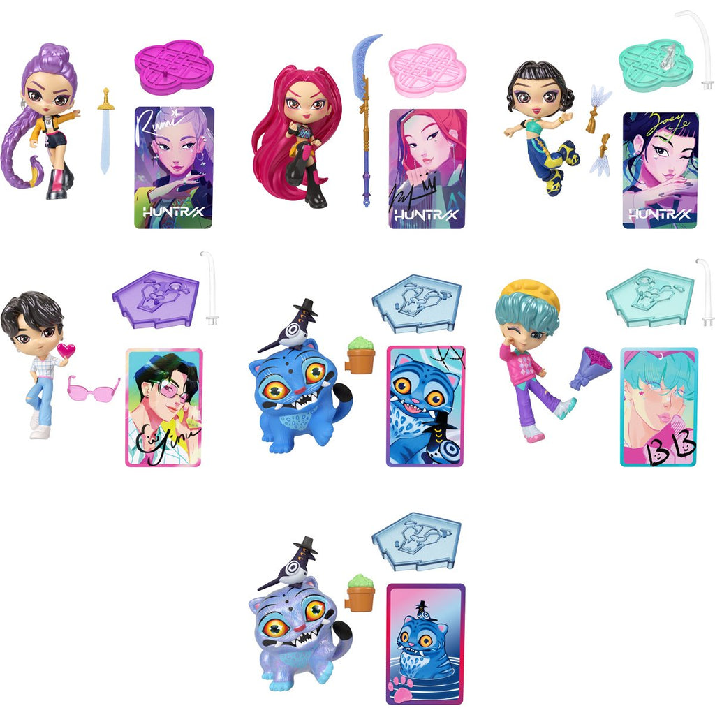 KPop Demon Hunters Collectible Small Doll Blind Box Random 2 Dolls