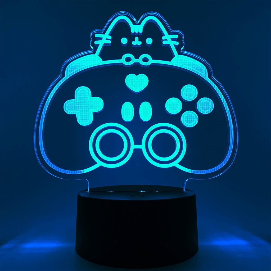 Pusheen Gamer Otaku Lamp