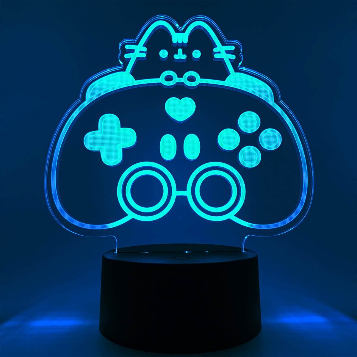 Pusheen Gamer Otaku Lamp