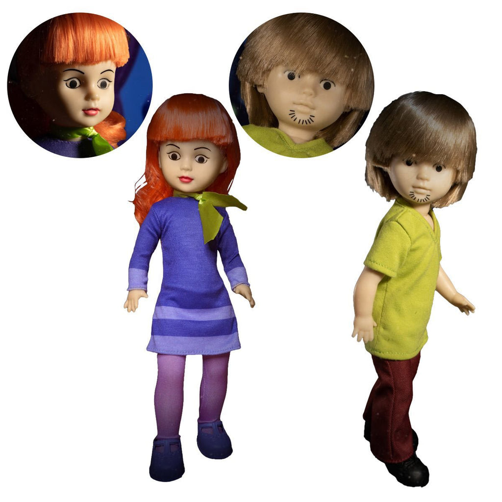 LDD Presents Scooby-Doo & Mystery Inc. Build a Figure Daphne & Shaggy 2-Piece Set