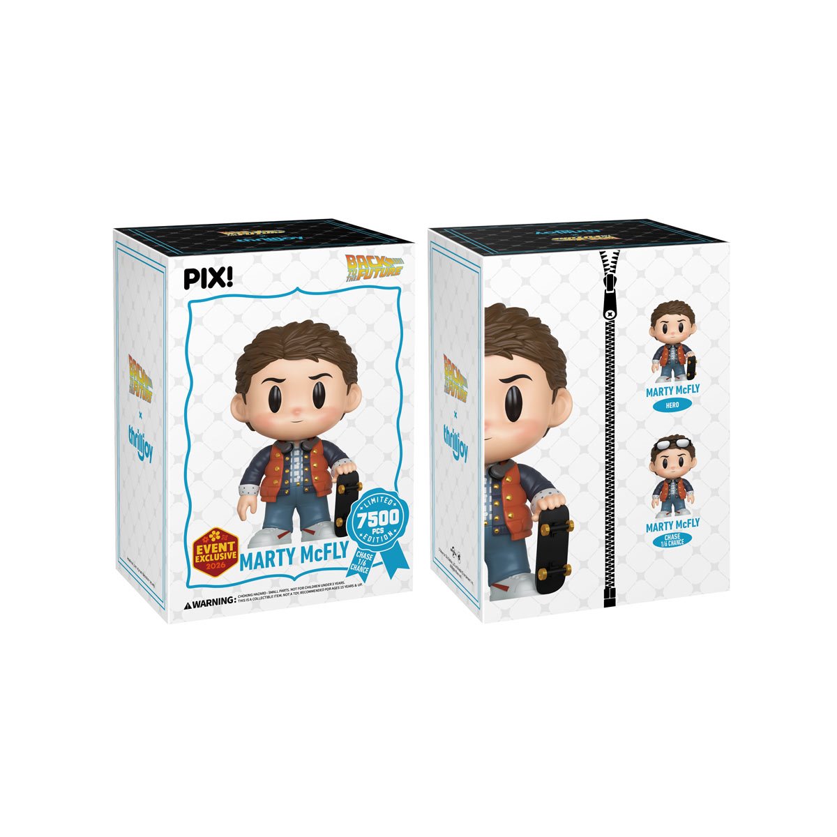 Back to the Future Marty McFly with Skateboard Pix! Vinyl Figure - 2026 Convention Exclusive