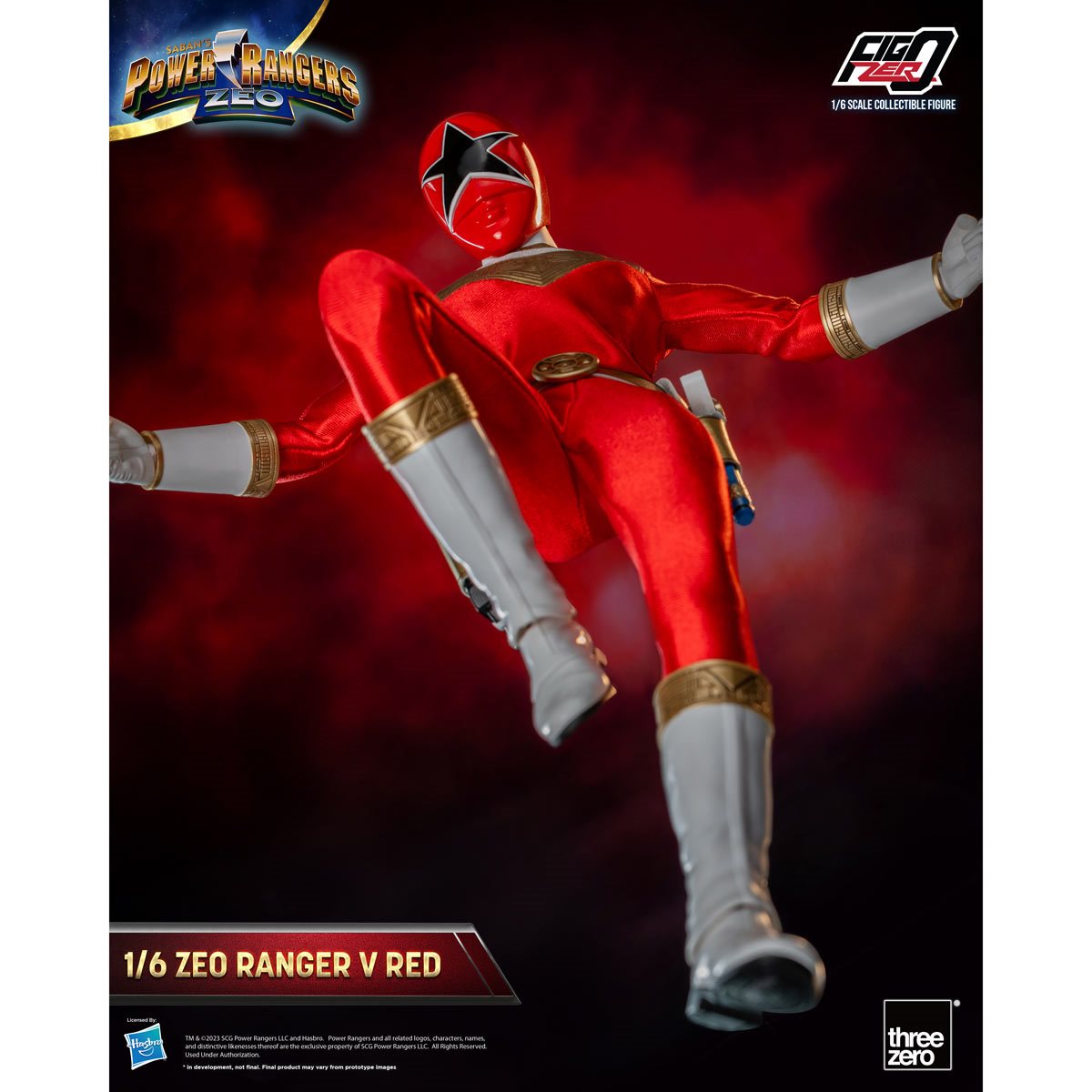 Power Rangers Zeo Red Zeo Ranger V FigZero 1:6 Scale Action Figure