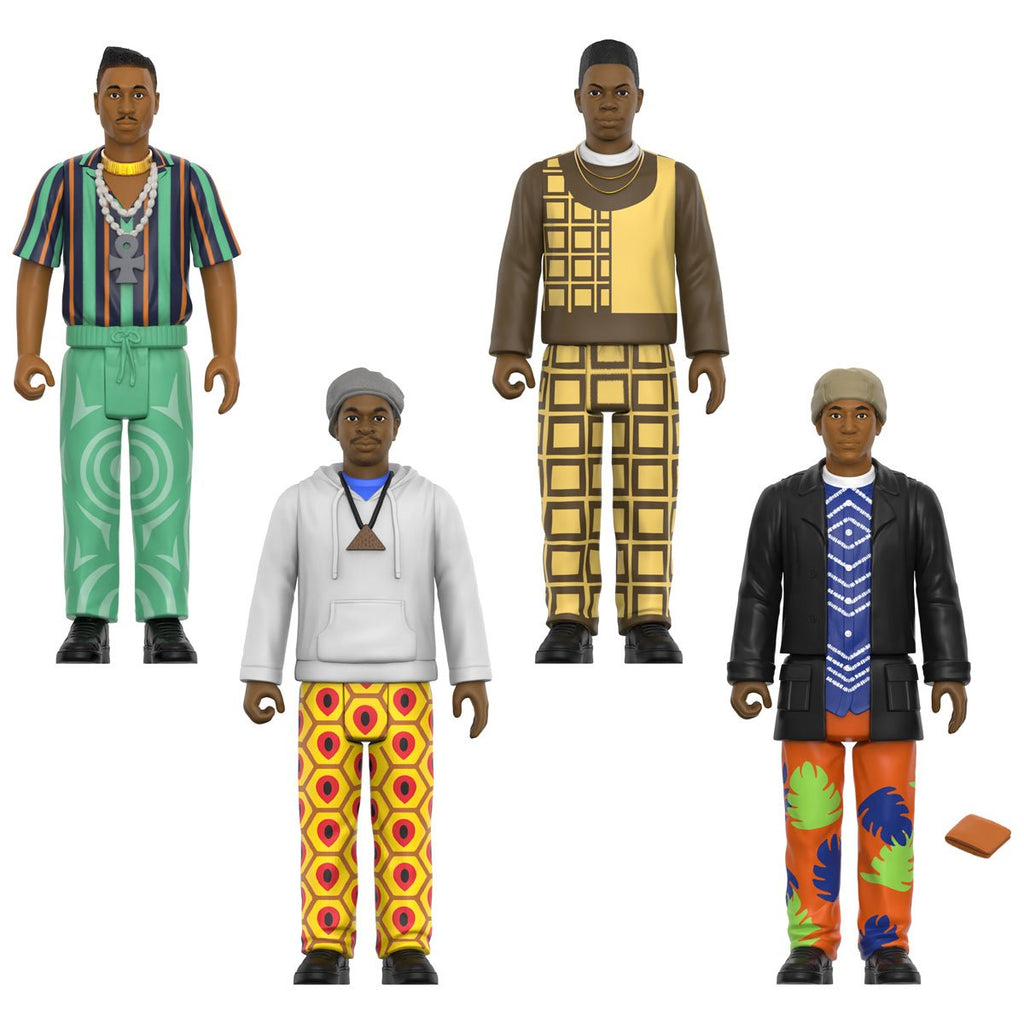 A Tribe Called Quest People's Instinctive Travels and the Paths of Rhythm 3 3/4-Inch ReAction Figures 4-Pack