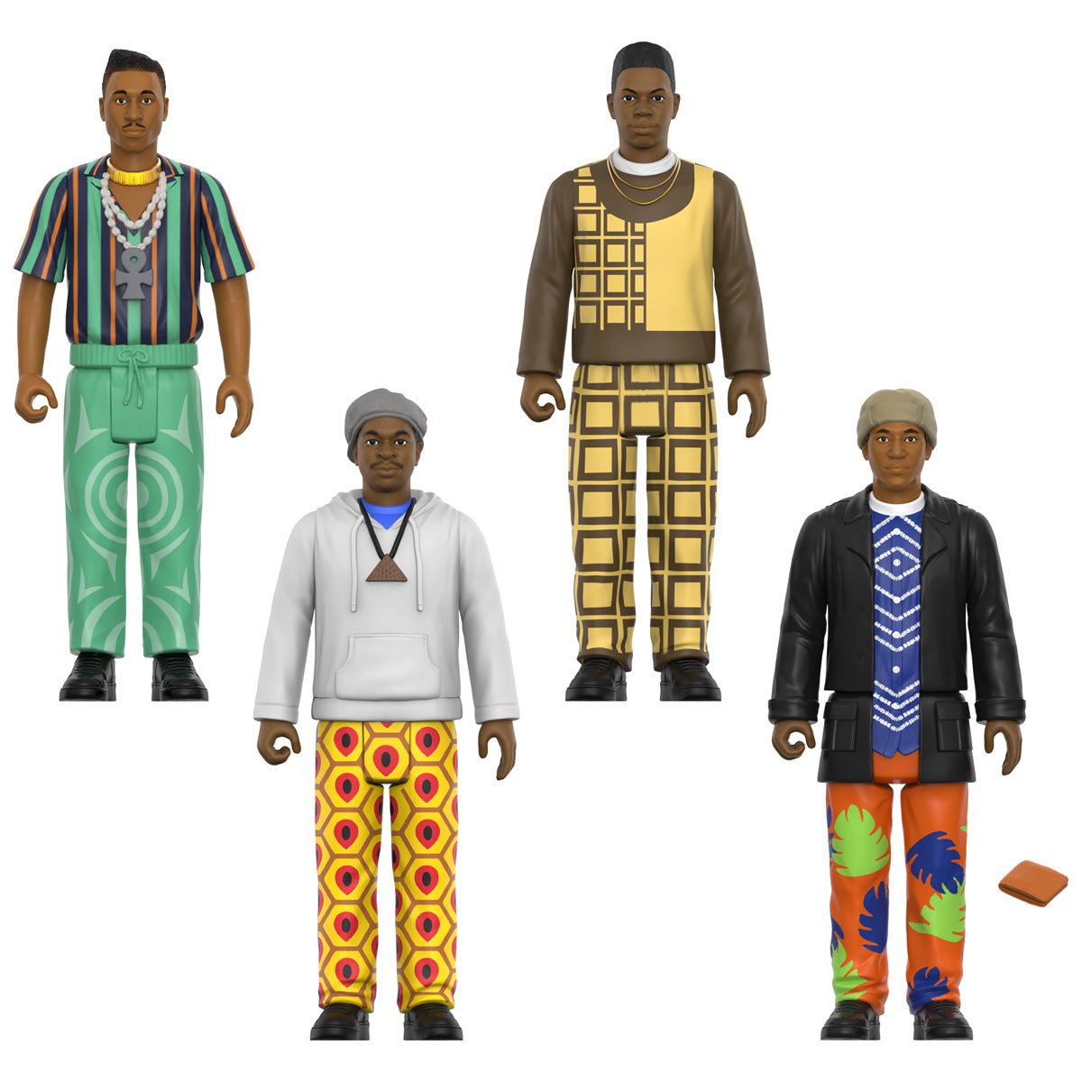 A Tribe Called Quest People's Instinctive Travels and the Paths of Rhythm 3 3/4-Inch ReAction Figures 4-Pack