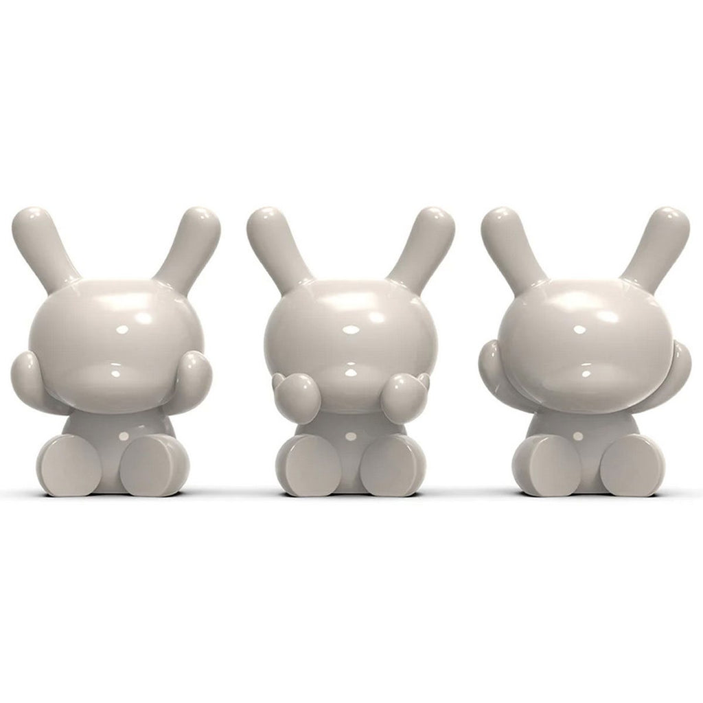 Three Wise Dunnys White Edition 5-Inch Porcelain 3-Pack