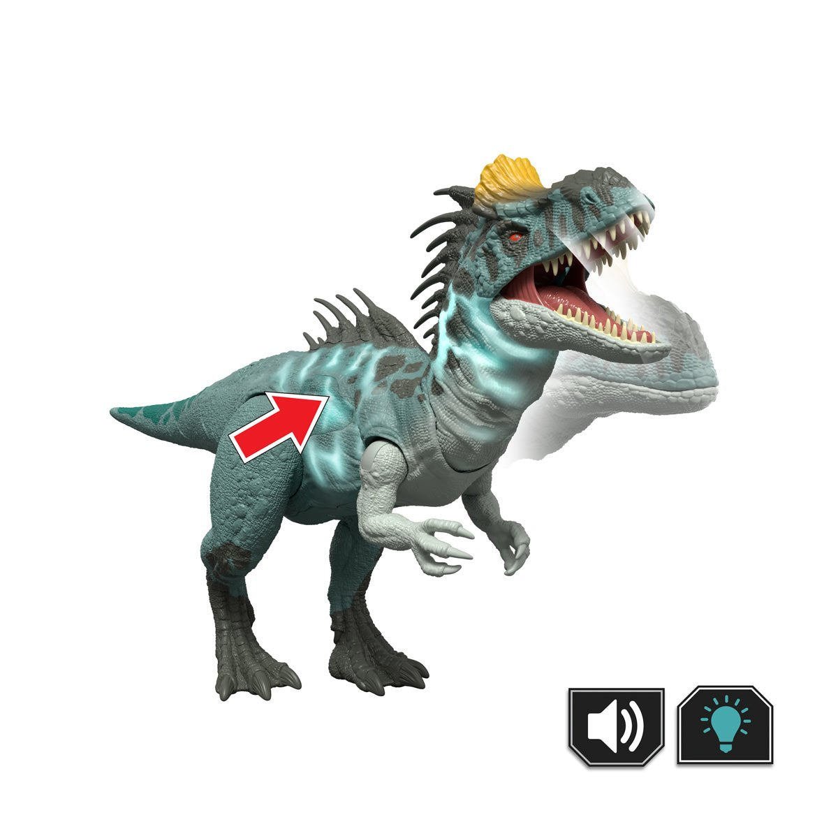 Jurassic World Wild Roar Cryolophosaurus Action Figure