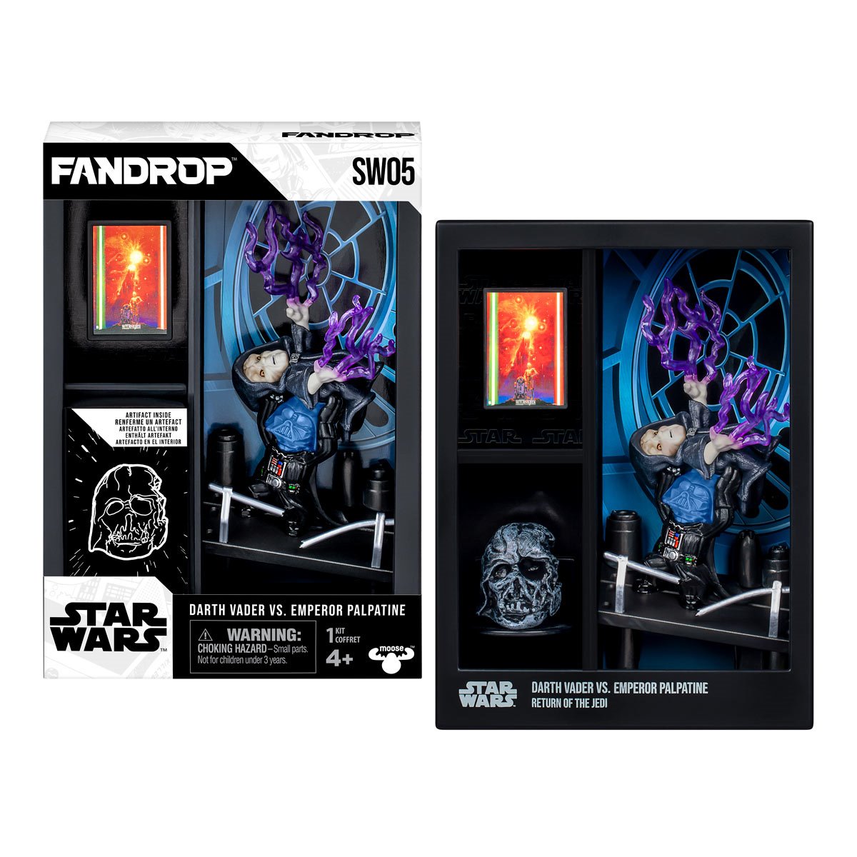 Star Wars Darth Vader Vs Emperor Palpatine Fandrop Figure Diorama