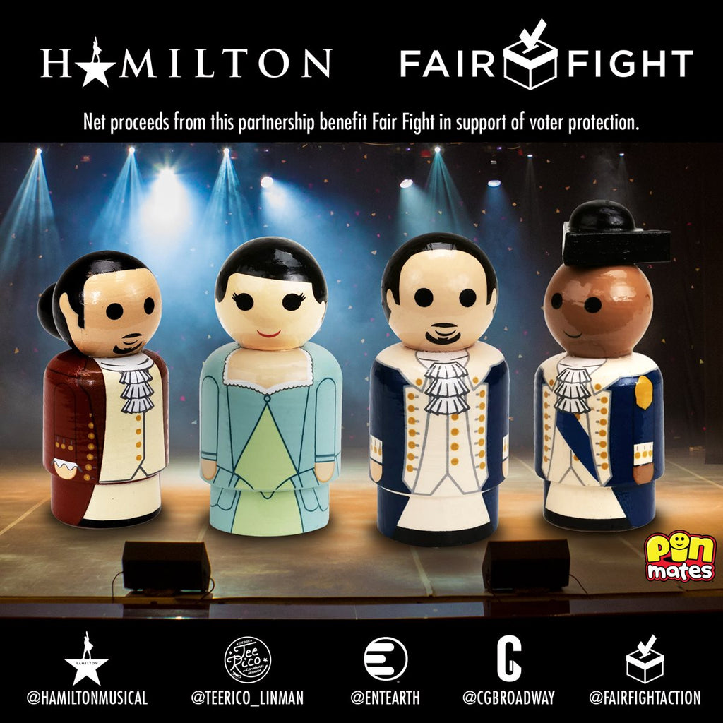 Alexander Hamilton Pin Mates Wooden Collectible