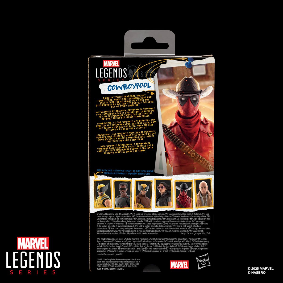 Deadpool & Wolverine Marvel Legends 6-Inch Action Figure Wave 2 Case of 6