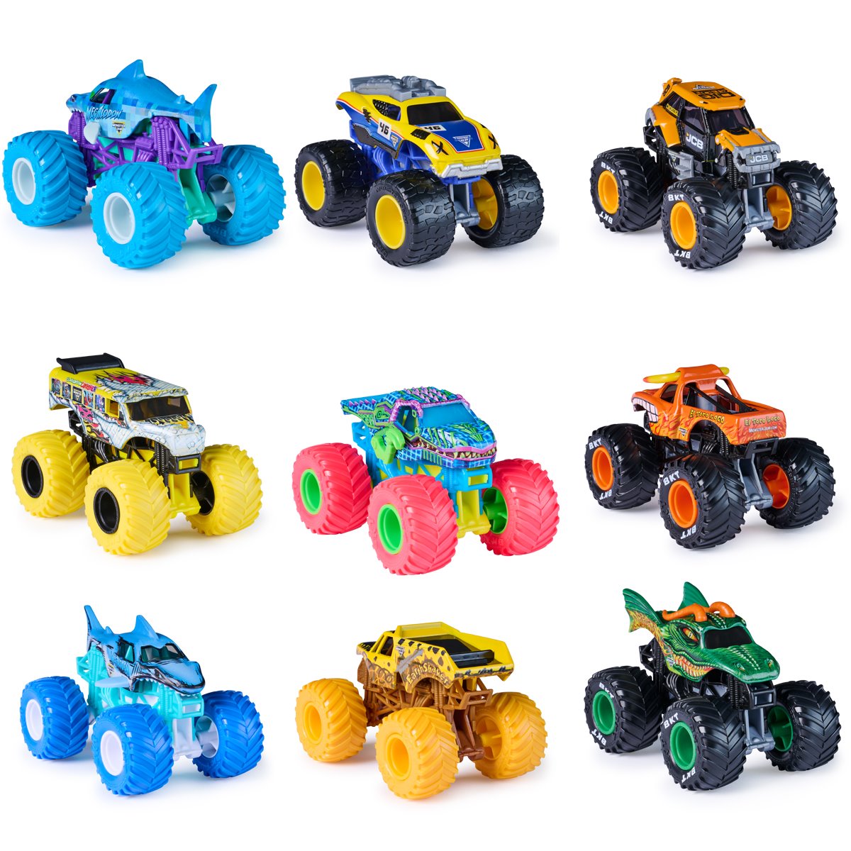 Monster Jam Monster Truck Single Pack Mix 46 1:64 Scale Vehicle Case of 12