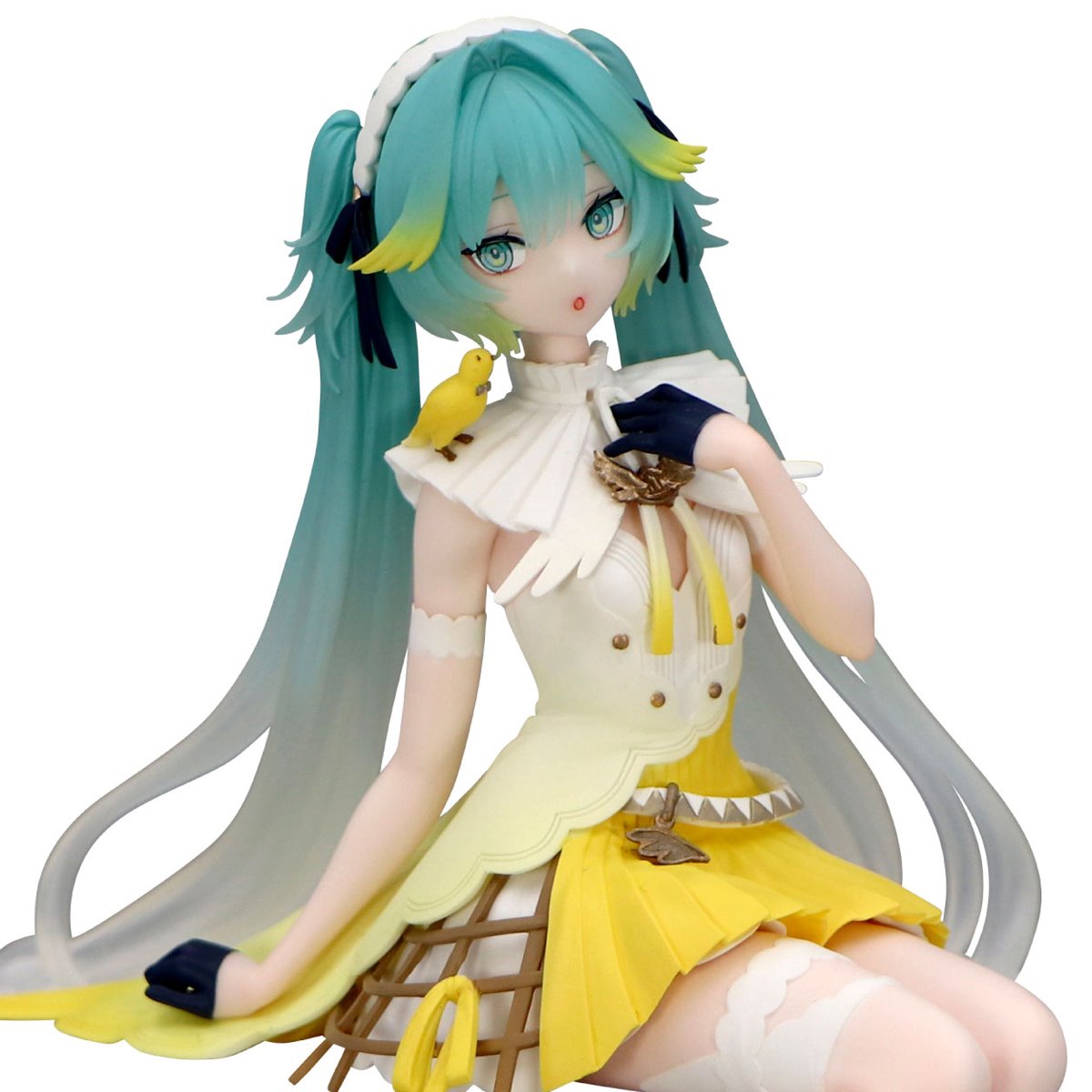 Vocaloid Hatsune Miku Canary Bird Noodle Stopper Statue