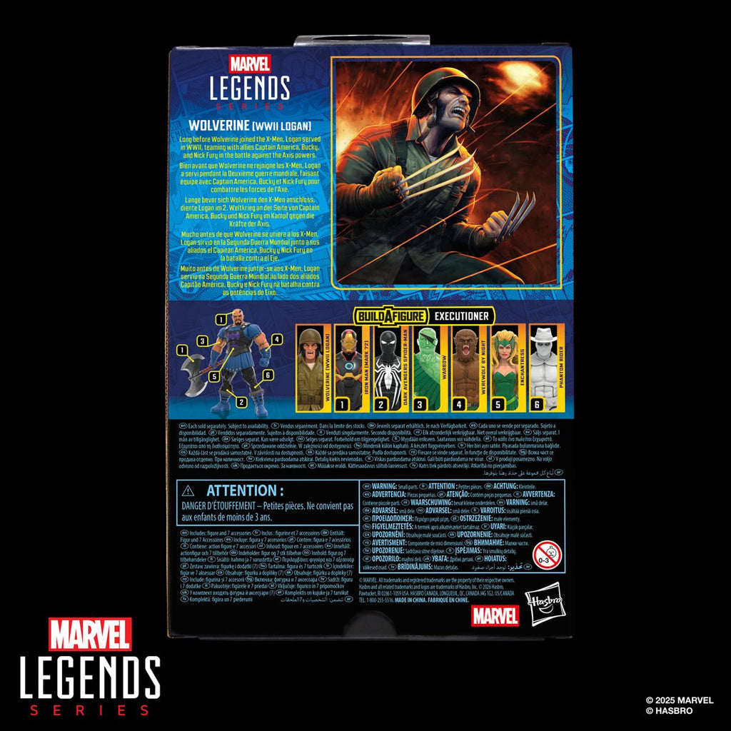 Marvel Legends Series Wolverine (WWII Logan) X-Men Comics 6-Inch Action Figure