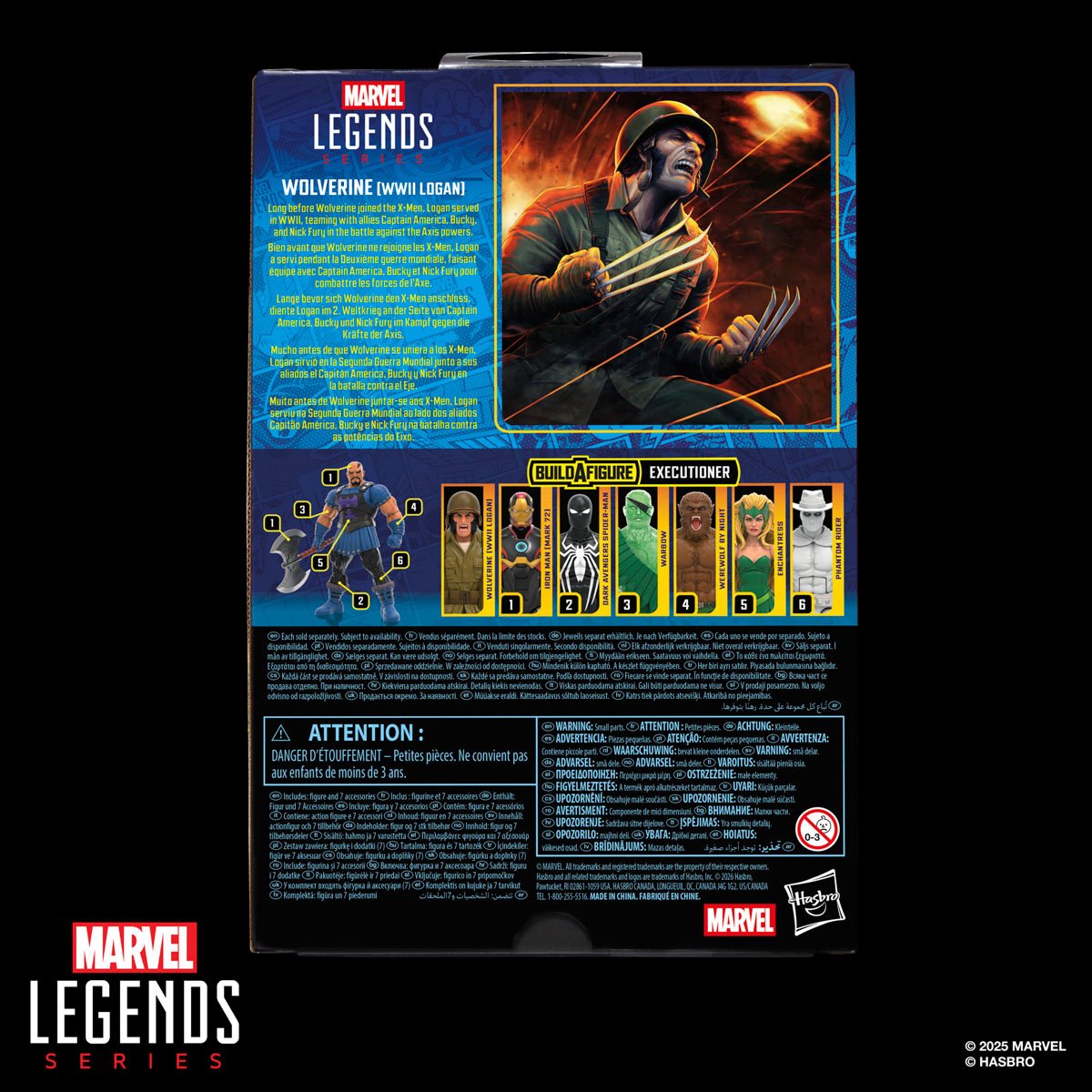 Marvel Legends Series Wolverine (WWII Logan) X-Men Comics 6-Inch Action Figure