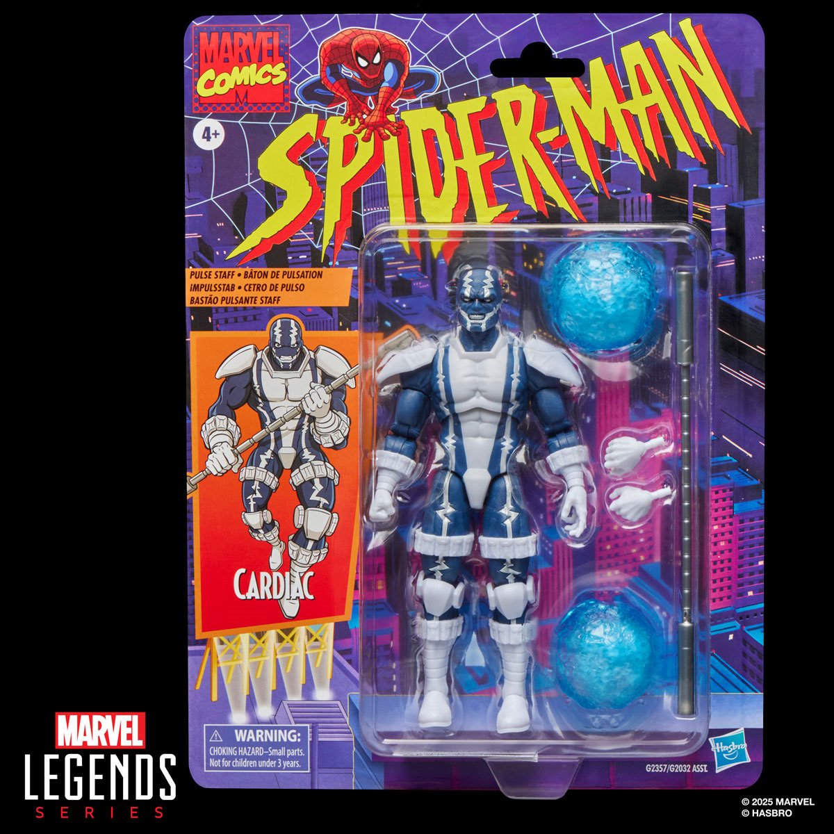 Spider-Man Marvel Legends Retro Cardback 6-Inch Action Figures 2026 Wave 1 Case of 6