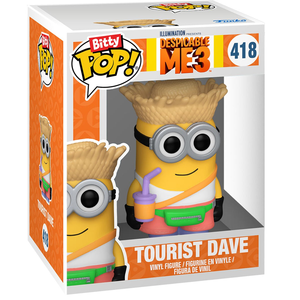 Minions Pajama Bob and Tourist Dave Funko Bitty Pop! Mini-Figure 2-Pack
