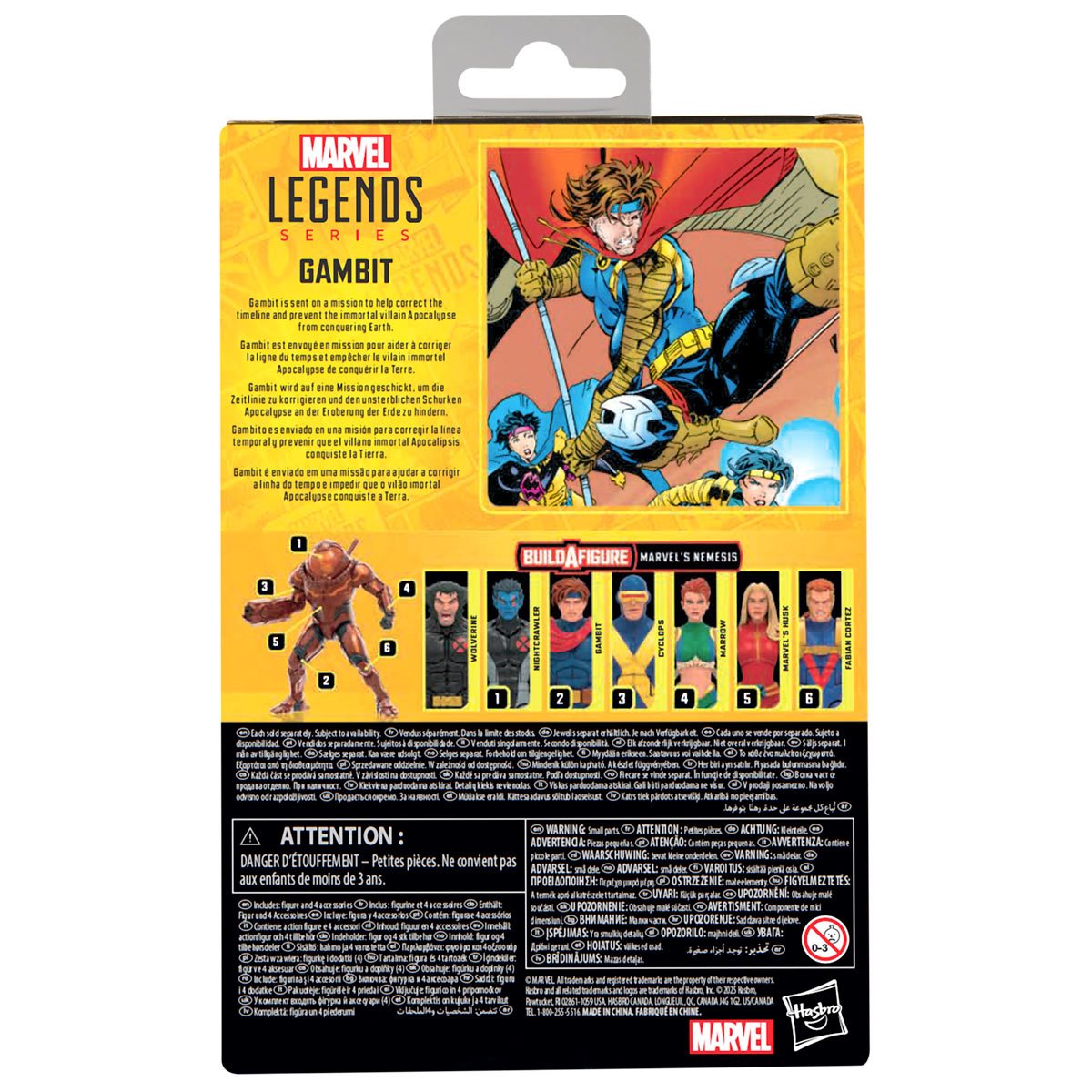 X-Men Marvel Legends Age of Apocalypse Gambit 6-Inch Action Figure