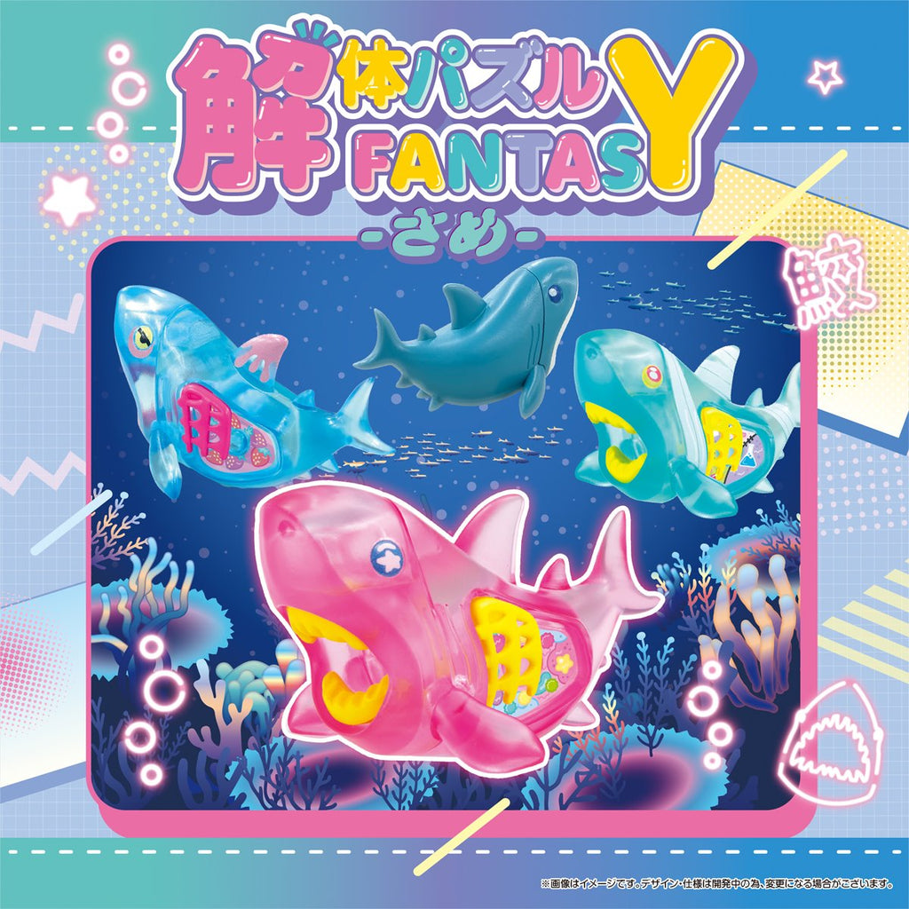 Clear Shark Collection Kaitai Fantasy Puzzle Case of 4