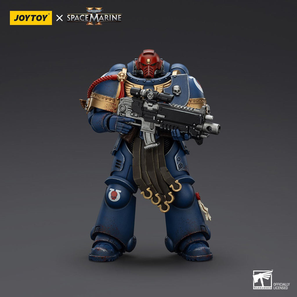 Joy Toy Warhammer Space Marine II Ultramarines Sergeant Gadriel Collectors Edition 1:18 Scale Action Figure