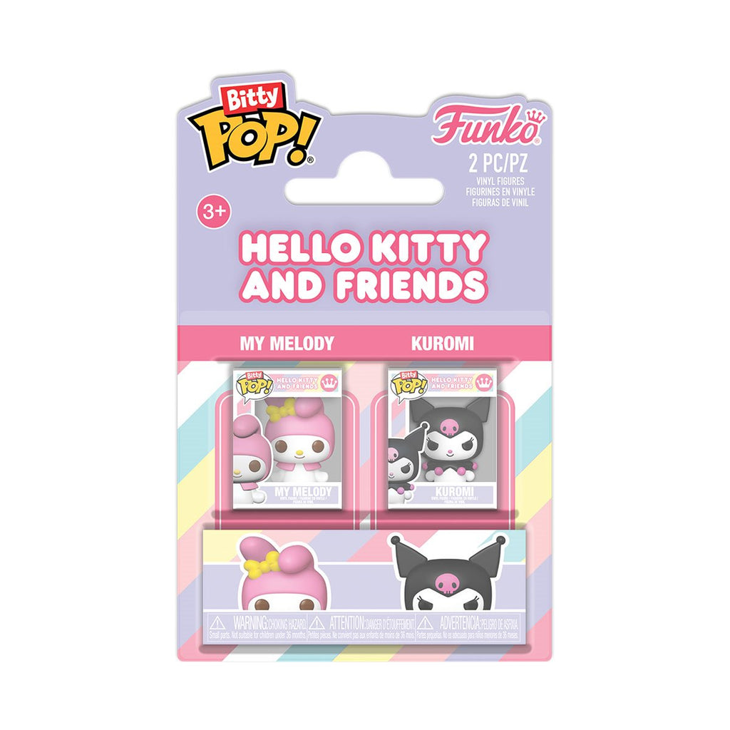 Sanrio My Melody and Kuromi Funko Bitty Pop! Mini-Figure 2-Pack