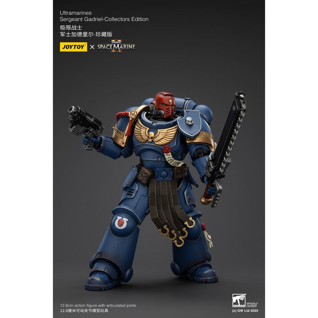 Joy Toy Warhammer Space Marine II Ultramarines Sergeant Gadriel Collectors Edition 1:18 Scale Action Figure