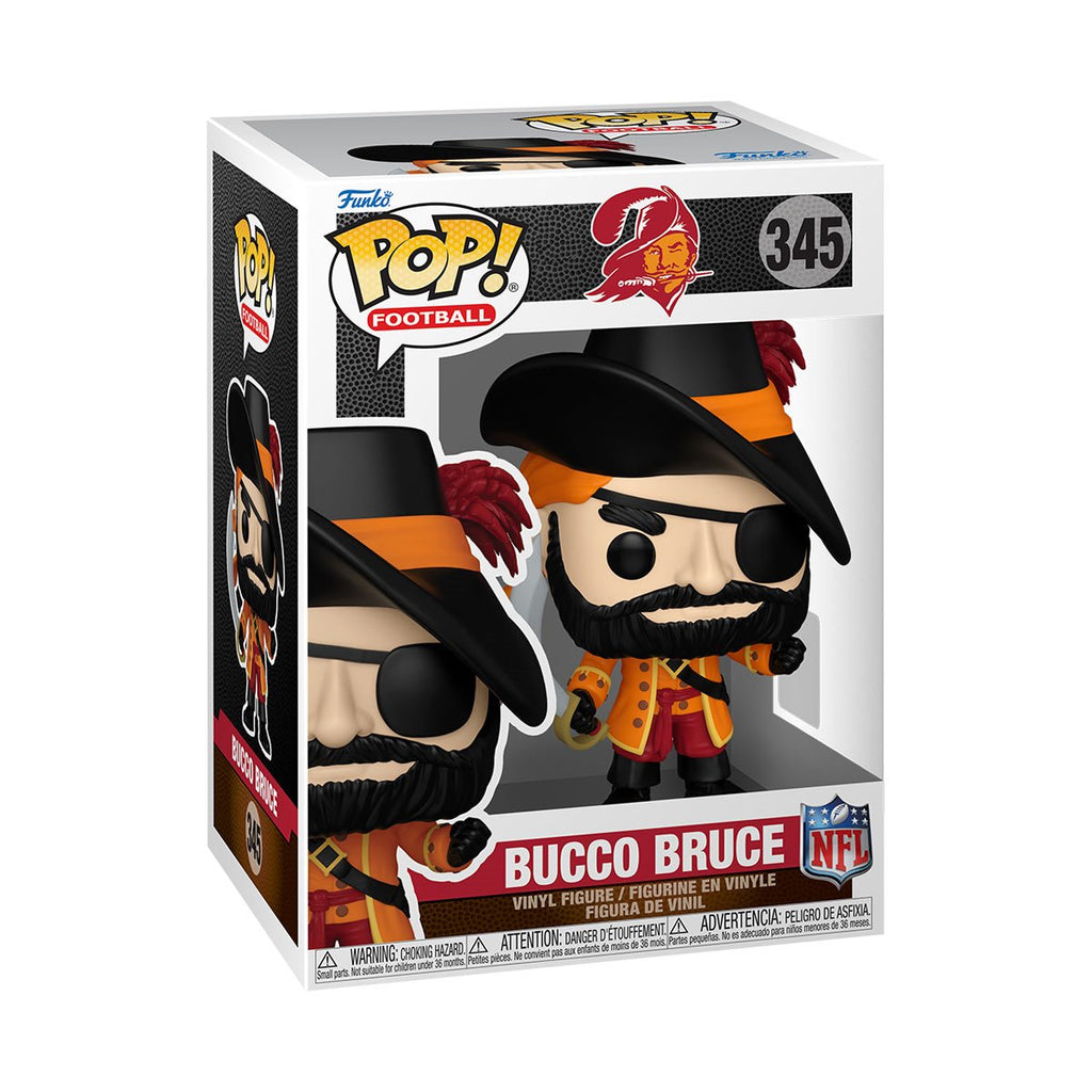 NFL Mascots Throwback Buccaneers Bucco Bruce Funko Pop! Vinyl Figure #345