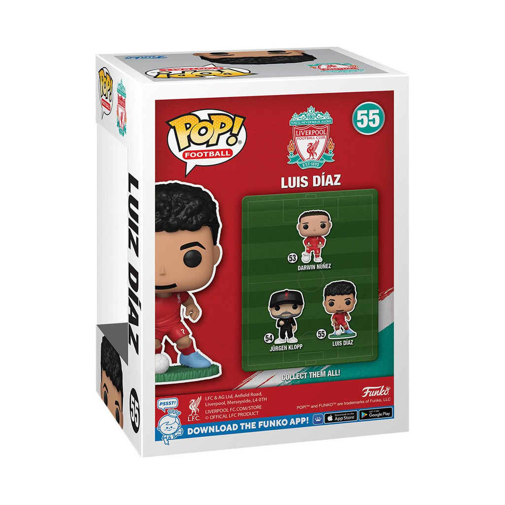 Soccer LFC Luis Diaz Funko Pop! Vinyl Figure #55