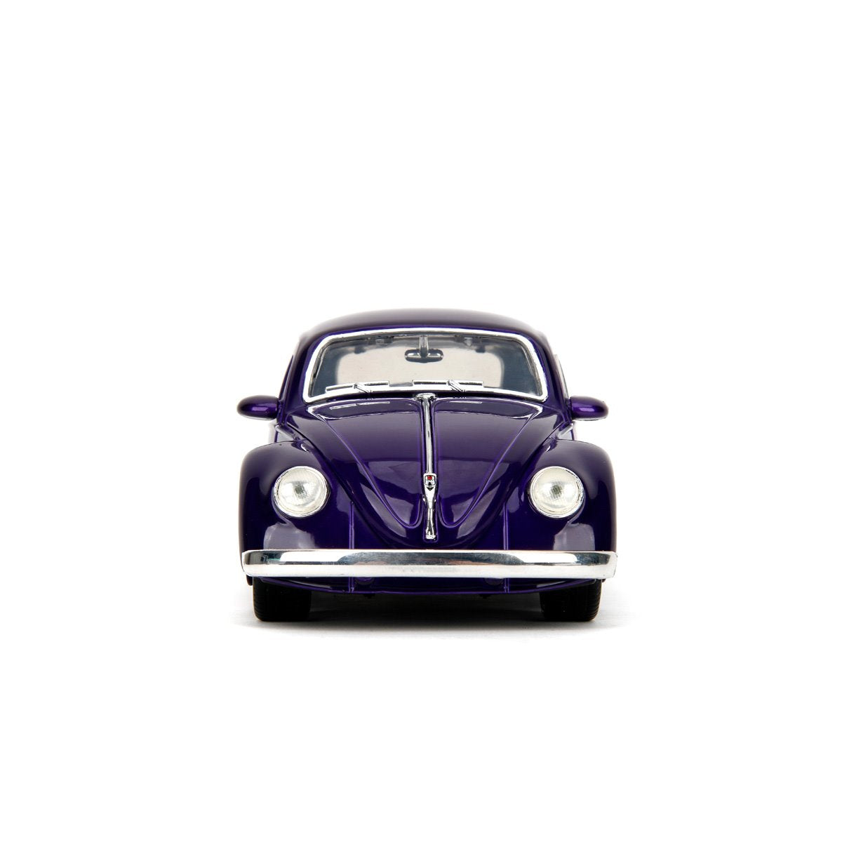 Wednesday Volkswagen Beetle 1:24 Scale Die-Cast Metal Vehicle with Wednesday Addams and Thing Figure