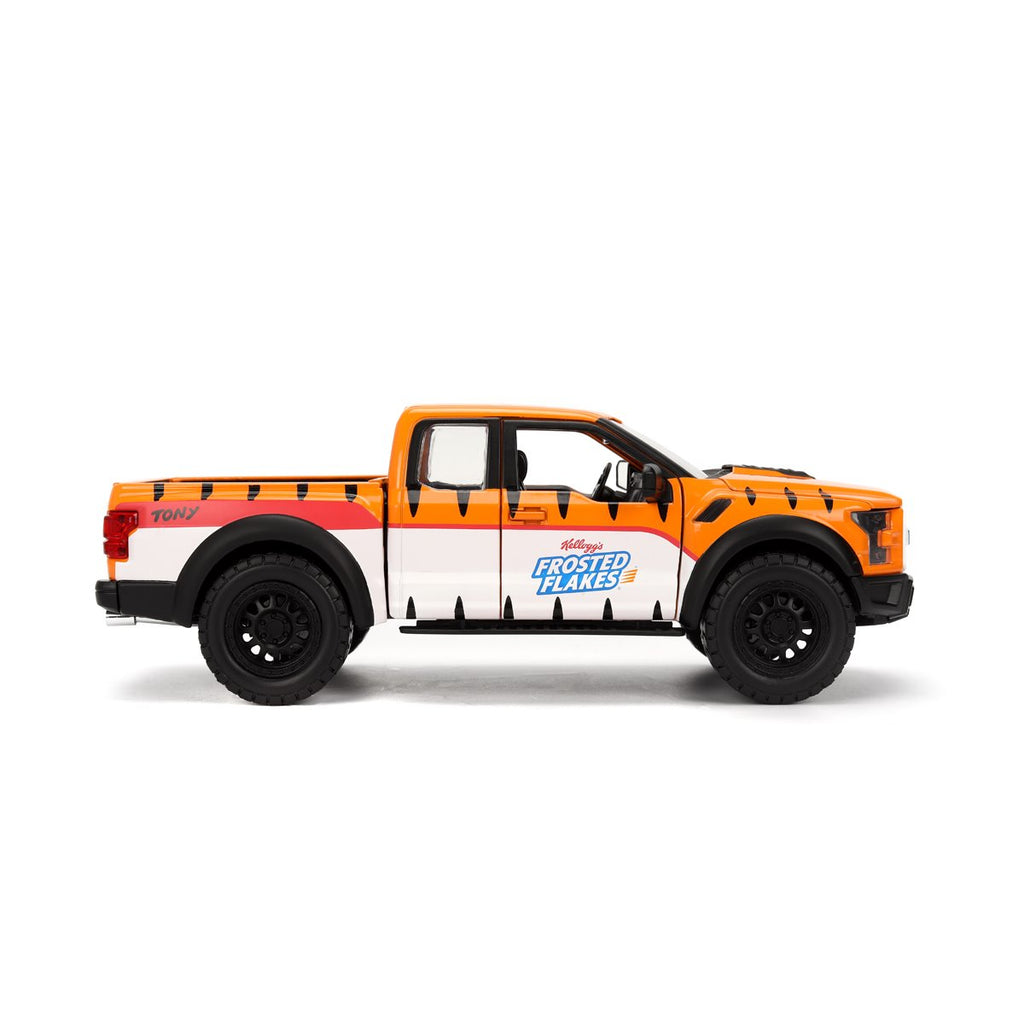 Hollywood Rides Kellogg's 2017 Ford F-150 Raptor 1:24 Scale Die-Cast Metal Vehicle with Tony the Tiger Figure