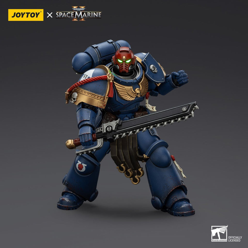 Joy Toy Warhammer Space Marine II Ultramarines Sergeant Gadriel Collectors Edition 1:18 Scale Action Figure