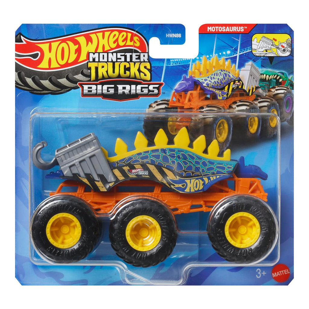 Hot Wheels Monster Trucks Big Rigs 1:64 Scale Vehicle 2026 Mix 1 Case of 4