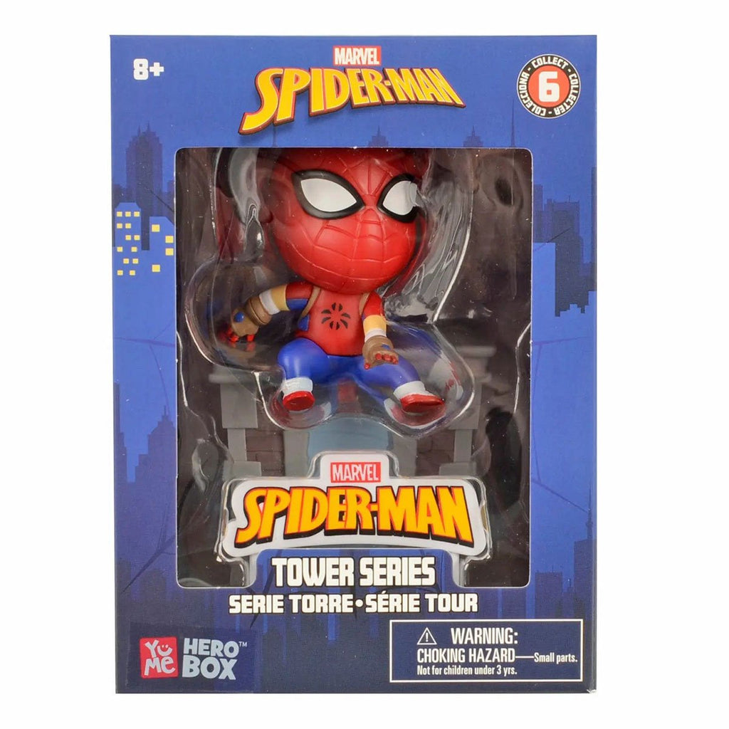 Spider-Man HeroBox Tower Series Window Box Mini-Figure Case of 6