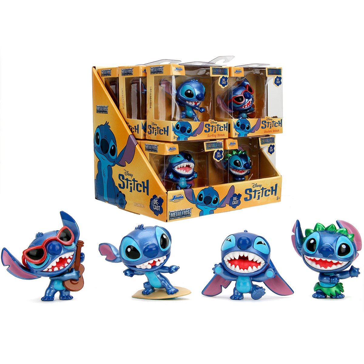 Lilo and Stitch Wave 2 MetalFigs 2 1/2-Inch Die-Cast Metal Mini-Figure Set of 4