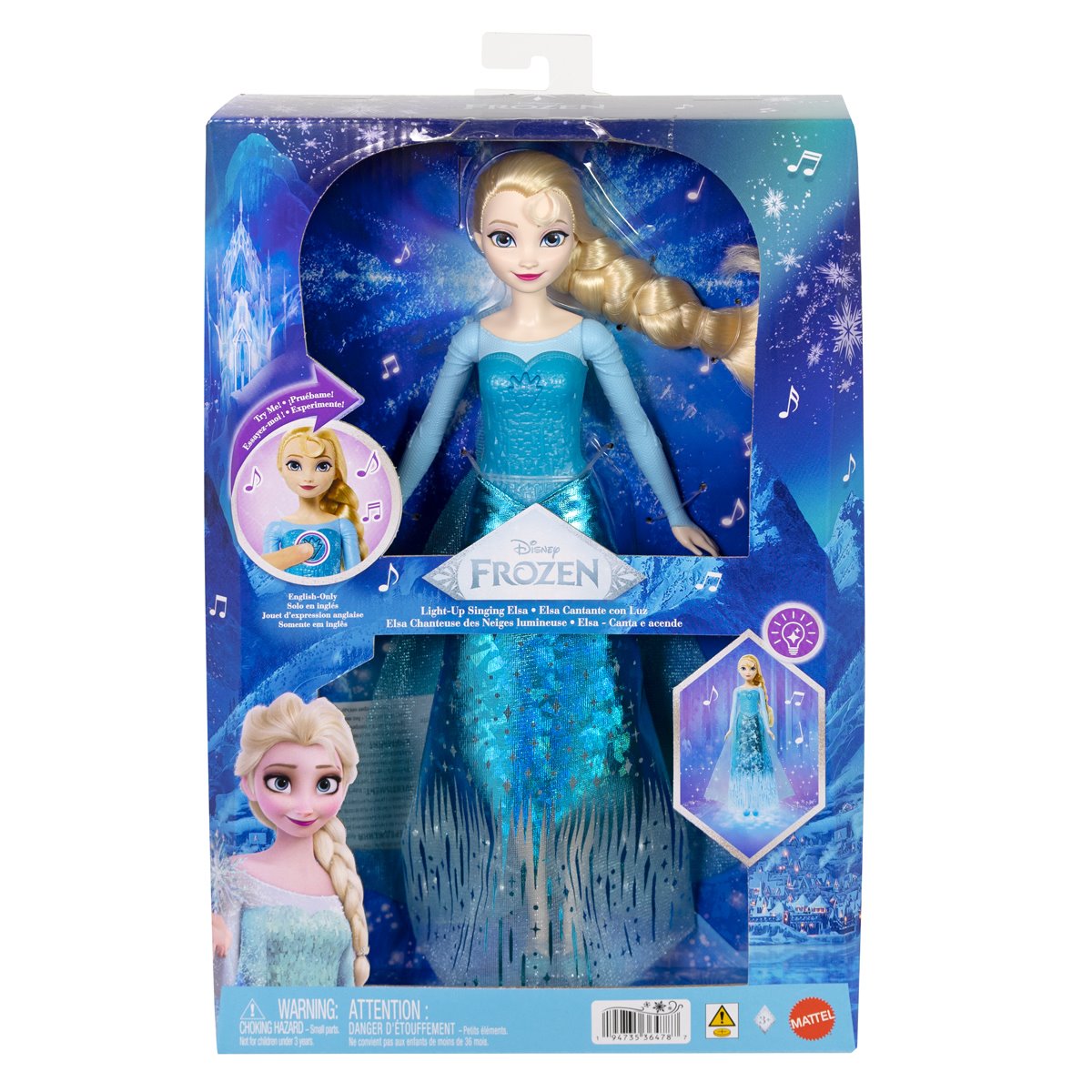 Disney Frozen Elsa Light-Up Singing Doll