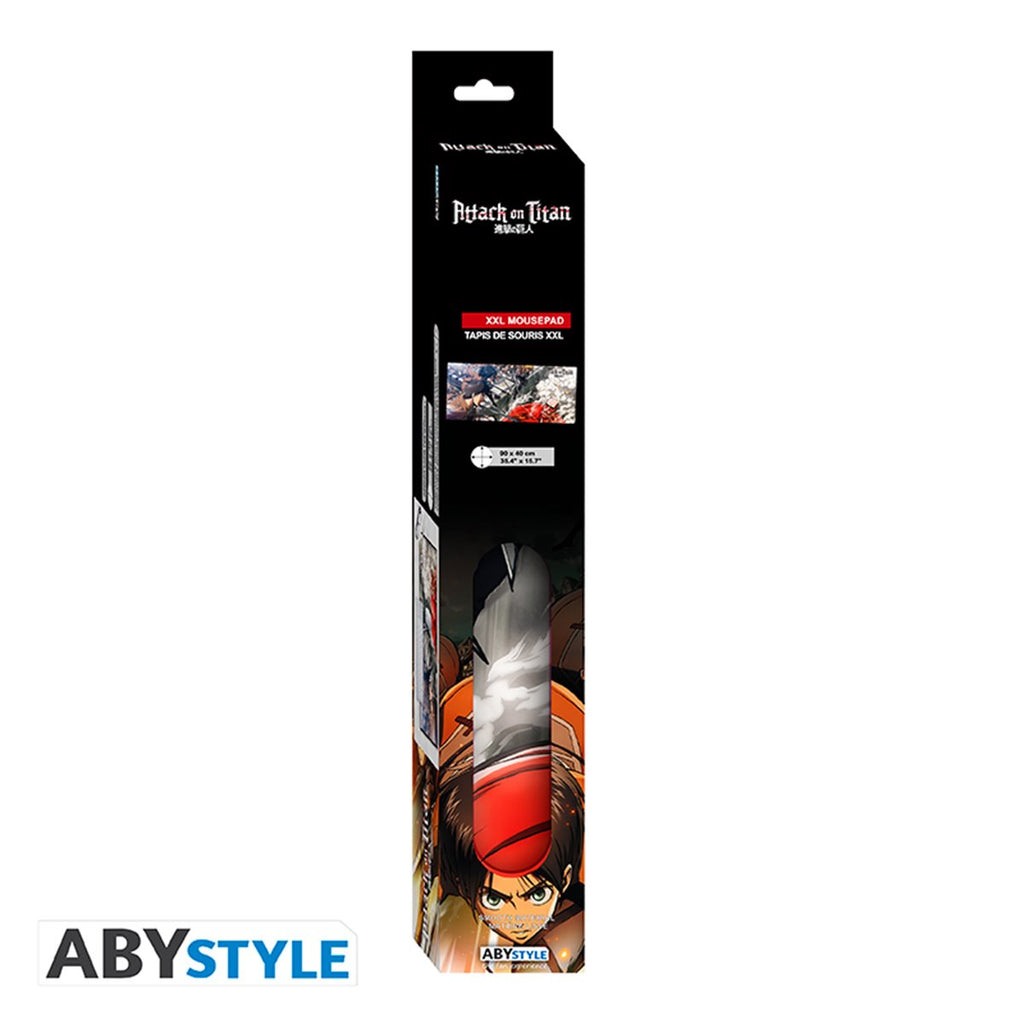 Attack On Titan Eren vs Colossal Titan XXL Mousepad