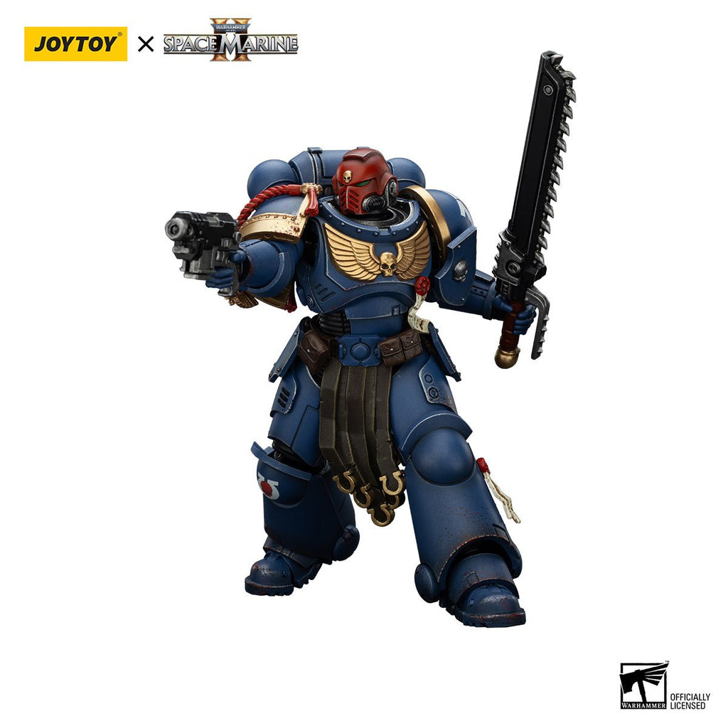 Joy Toy Warhammer Space Marine II Ultramarines Sergeant Gadriel Collectors Edition 1:18 Scale Action Figure