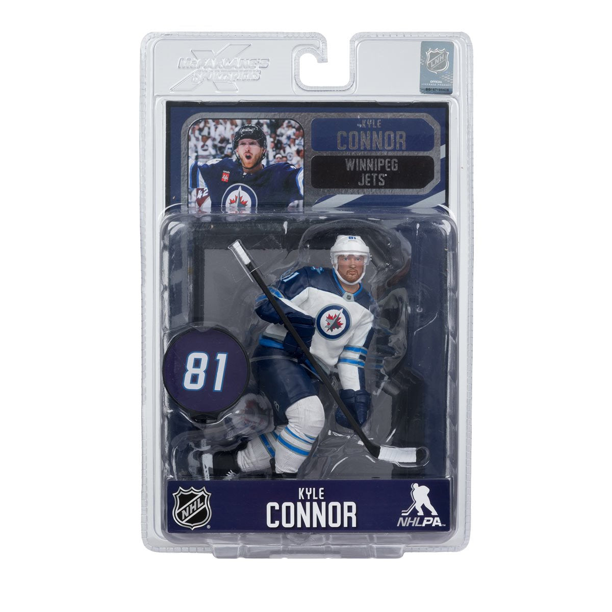 NHL SportsPicks Winnipeg Jets Kyle Connor 7-Inch Posed Figure