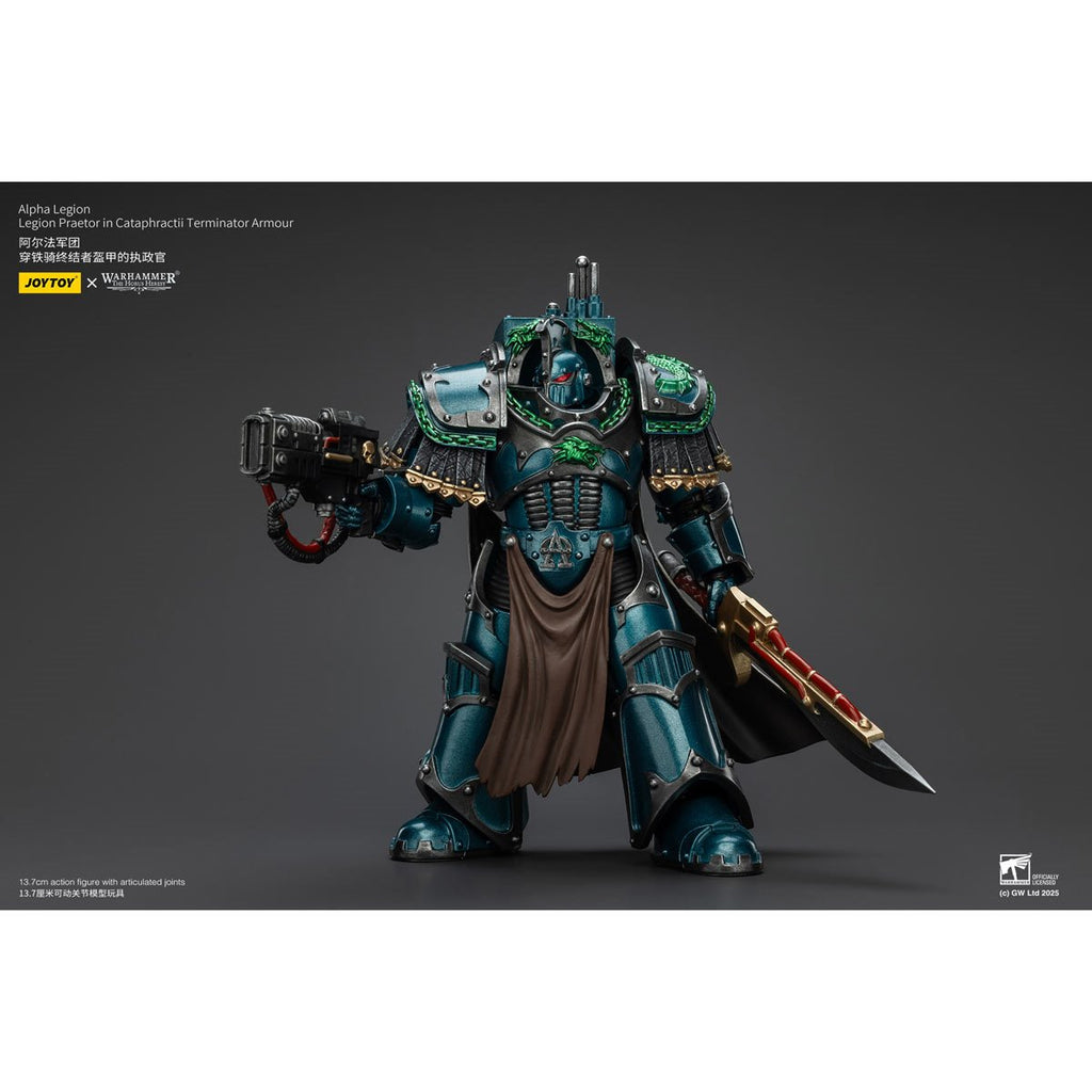Joy Toy Warhammer The Horus Heresy Alpha Legion Legion Praetor Cataphractii Terminator Armor 1:18 Scale Action Figure