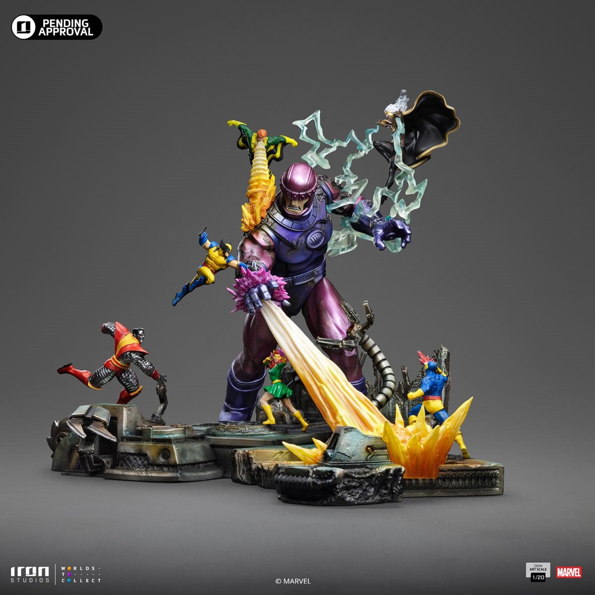 X-Men Danger Room 1:20 Demi Art Scale Limited Edition Diorama A Statue