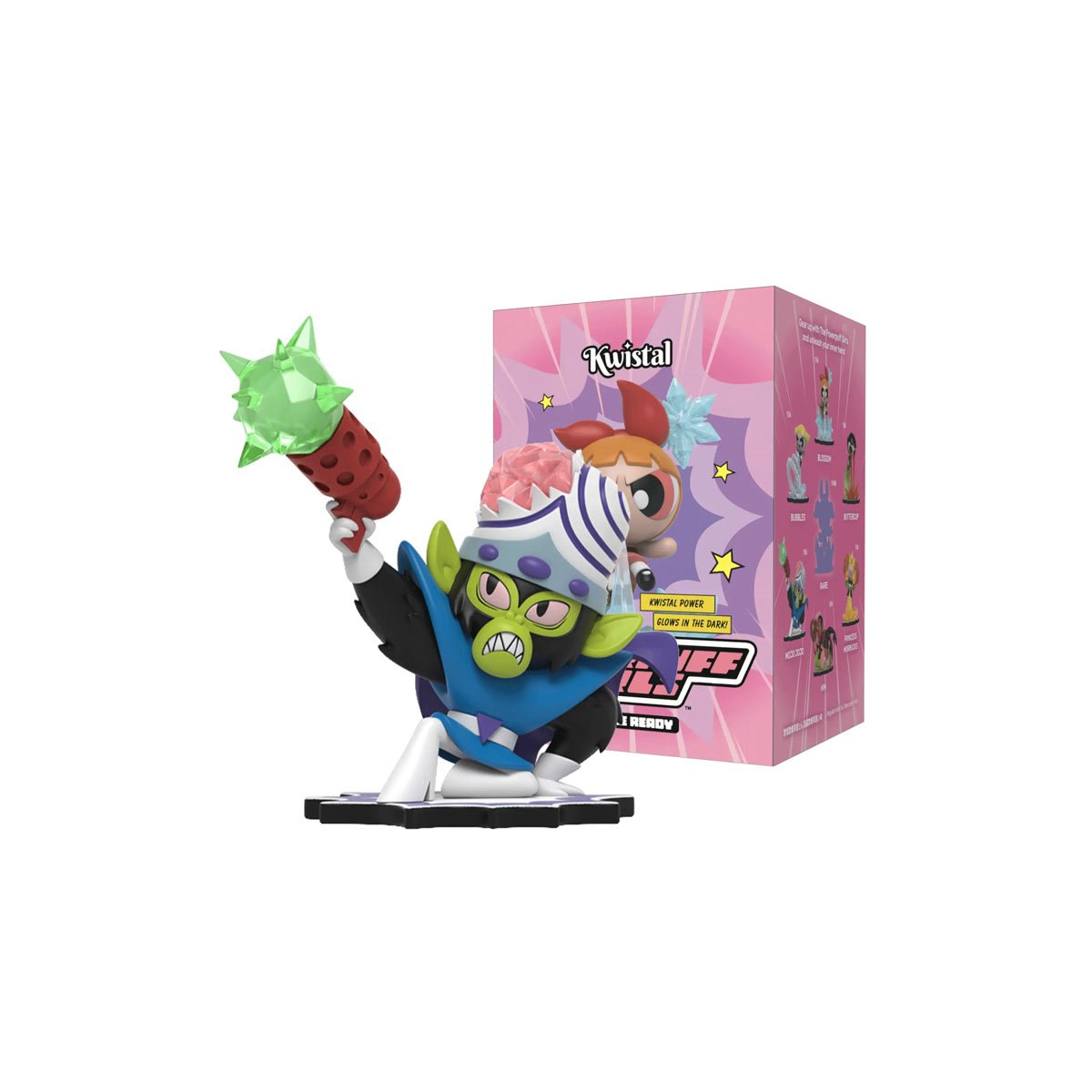 Kwistal: Powerpuff Girls Battle Ready Series Mini-Figure Display Tray of 6