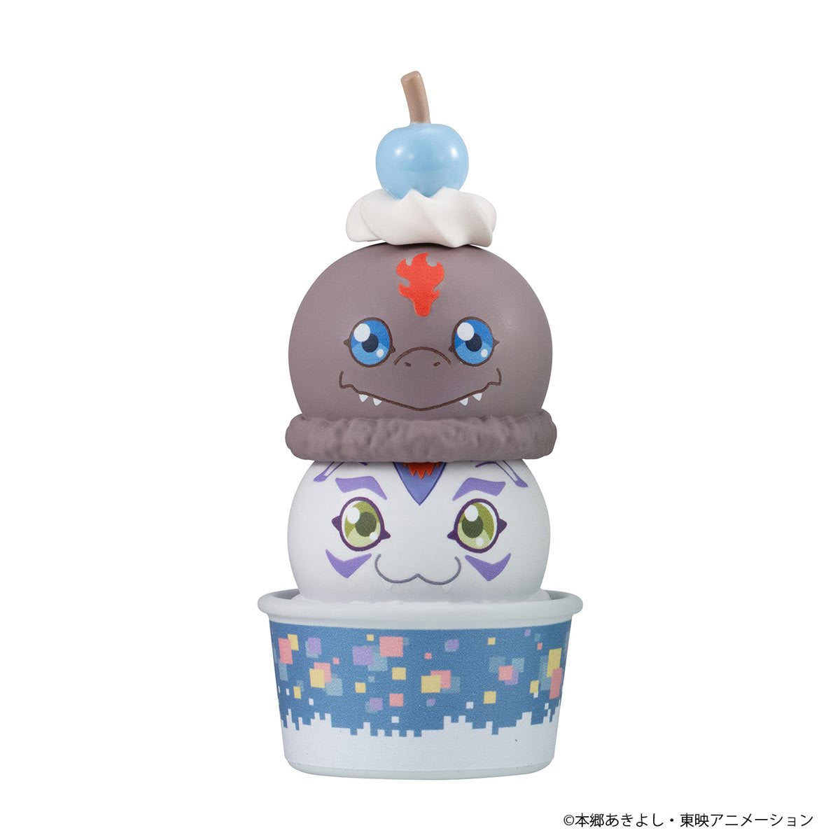 Digimon Adventure Stack Up and Change Tsumichen Mini-Figure Case of 8