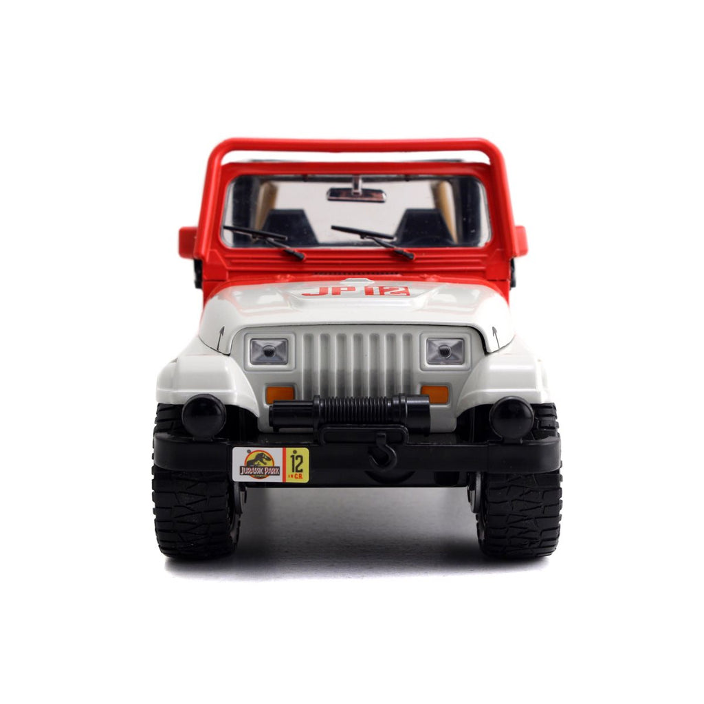 Jurassic World 1992 Jeep Wrangler 1:24 Scale Die-Cast Metal Vehicle
