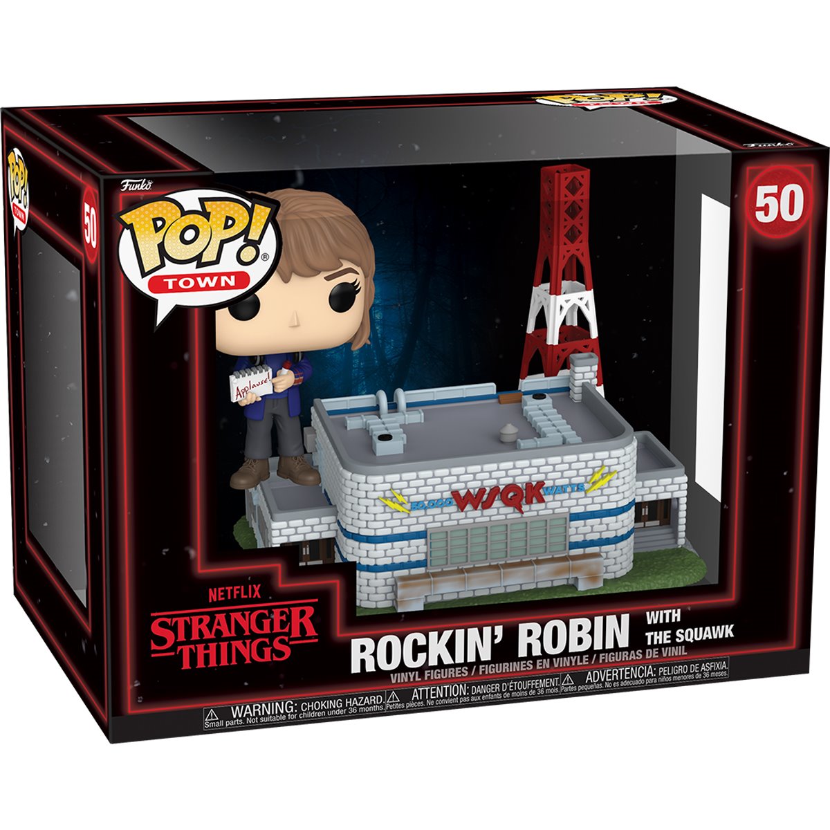 Stranger Things Season 5 Rockin' Robin with the Squawk Funko Pop! Town #50
