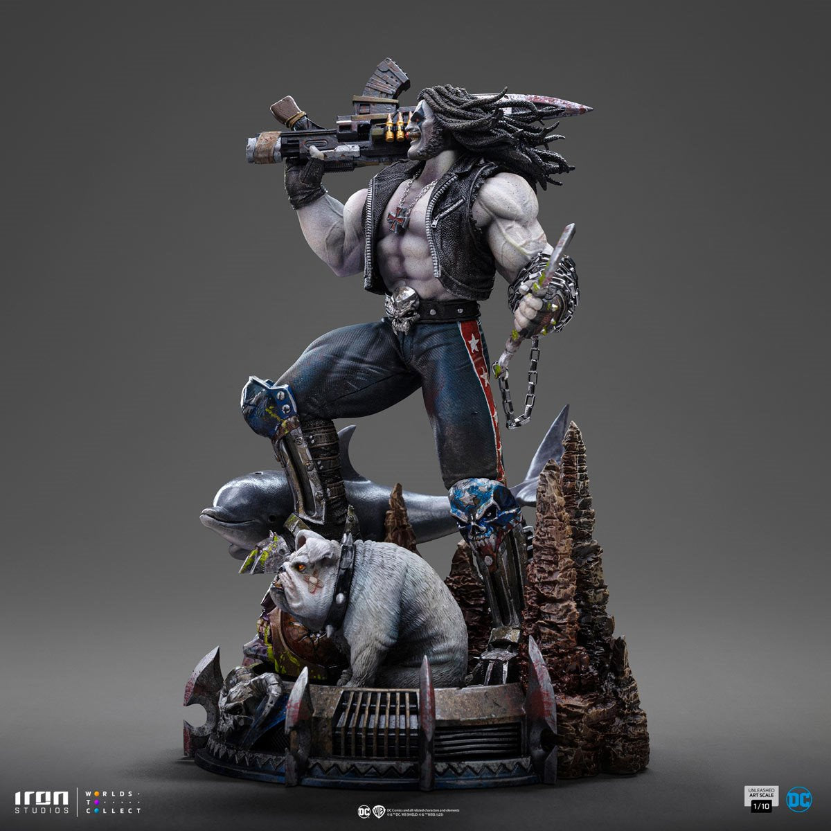 DC Comics Lobo Unleashed 1:10 Art Scale Limited Edition Statue