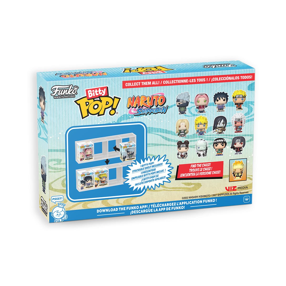 Naruto: Shippuden Team 2 Funko Bitty Pop! Mini-Figure 4-Pack