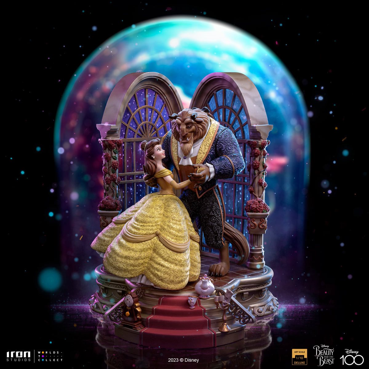 Disney 100 Beauty and the Beast Deluxe Art Scale Limited Edition 1:10 Statue